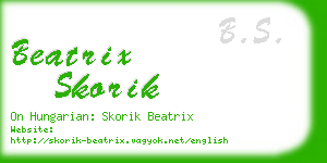 beatrix skorik business card
